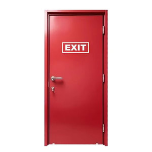 Puerta <span class=keywords><strong>de</strong></span> Salida <span class=keywords><strong>de</strong></span> Acero Estándar Nueva al por Mayor, Puerta Cortafuegos <span class=keywords><strong>de</strong></span> Seguridad <span class=keywords><strong>de</strong></span> Estilo Moderno con Certificación CE <span class=keywords><strong>para</strong></span> Interiores <span class=keywords><strong>de</strong></span> Hoteles, Apartamentos y Jardines - Product Image 3