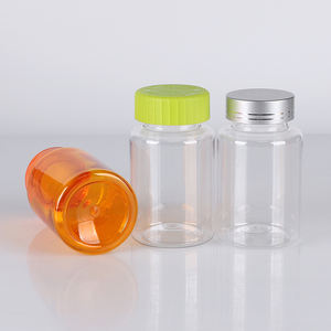 150cc Customize Colour PET Supplement Vitamin Capsule <b>Bottle</b> with Custom Metallic Screw Cap - Product Image 4