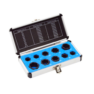 <b>Socket</b> Extractor Metric Industrial Grade Short Nut Blue Box Sand Blasted Damaged <b>Screw</b> Or Bolt Remover - Product Image 3