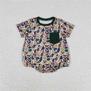 6 Estilos de Ropa de Camuflaje para Niños Pequeños, Mono con Botones de Béisbol para Niños - Product Image 2