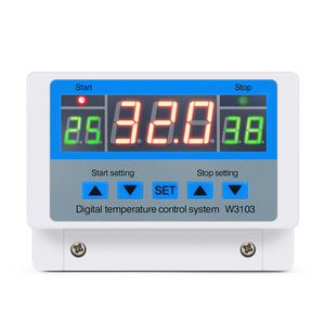 XH-W3103 เครื่องควบคุมอุณหภูมิแบบดิจิตอล 220V เทอร์โมสตัทแบบติดผนัง W3103 - Product Image 1