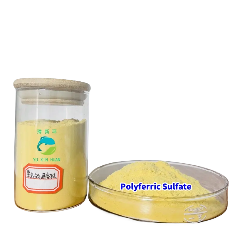 YUXINHUAN PFS Ferric Polymeric Sulfate penghilang koagulant digunakan untuk pengobatan air