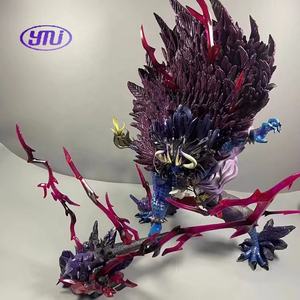 Modèle de figurine de pêcheur marin de l'<span class=keywords><strong>anime</strong></span> <span class=keywords><strong>One</strong></span> <span class=keywords><strong>Piece</strong></span> GK Thundering Eight Trigrams Half Beast Like Kaidou Fourth Emperor, fruit de l'arme de combat, en boîte - Product Image 3