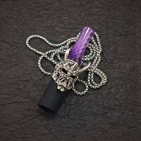 Boquilla de Metal para Hookah con Diseño Único de Serpiente 3D, Puntas Individuales para Shisha, Collar
