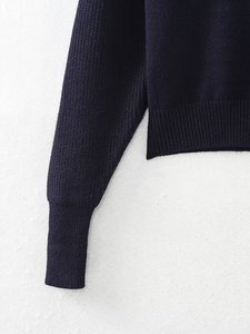 SHENZHU 2026 Nouveau <span class=keywords><strong>Pull</strong></span> Tricoté à Col Zippé et Manches Longues pour Femme, Style Européen et Américain 5536155 - Product Image 5