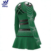Uniformes de cheerleading sur mesure, robe en spandex pour jeunes filles, respirante et à séchage rapide, vente en gros