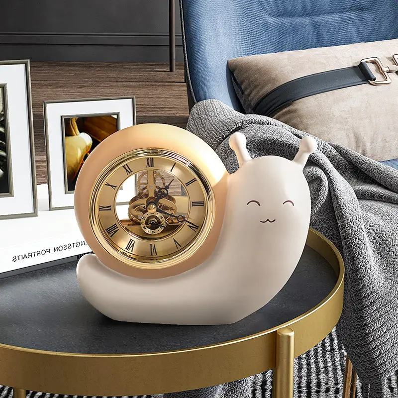 Horloge de bureau créative décoration salon maison lumière luxe personnalité horloge de bureau décoration de la maison