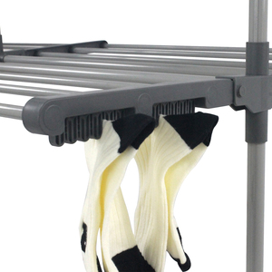 Séchoir à <span class=keywords><strong>linge</strong></span> pliable 4 niveaux sur roulettes, gain de place, pour intérieur et extérieur - Product Image 4