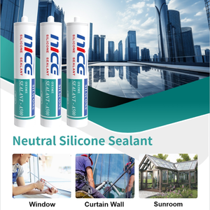 Scellant et adhésif en silicone neutre multi-usages pour la construction de maisons, extérieur - 100% imperméable, structurel Keo - Product Image 1