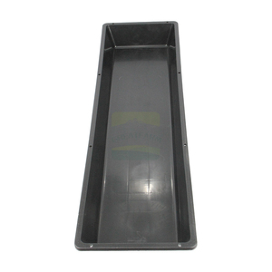 Abreuvoir pour moutons en <span class=keywords><strong>plastique</strong></span> PP noir de 1 m pour l'élevage du bétail, durable, résistant aux UV, abreuvoir pour animaux - Product Image 5