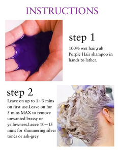 Shampoo violet adapté aux <span class=keywords><strong>cheveux</strong></span> blonds et gris, élimine <span class=keywords><strong>les</strong></span> reflets cuivrés, adoucit <span class=keywords><strong>les</strong></span> <span class=keywords><strong>cheveux</strong></span>, shampooing violet <span class=keywords><strong>pour</strong></span> garder <span class=keywords><strong>les</strong></span> <span class=keywords><strong>cheveux</strong></span> brillants, shampooing violet - Product Image 4