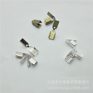 Yiwu Jewelry Findings 5mm Leather Cord <b>Clips</b> Tongue Buckles Silver Gold Plated Iron Clasps <b>Hooks</b> Bracelet Accessories - Product Image 4