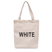 Sac en toile épaisse et à imprimé personnalisé, fourre-tout en coton biologique, portable