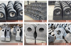 Pièces de rechange pour concasseur à marteaux en acier à haute teneur en manganèse Mn13 Mn18 - Product Image 5