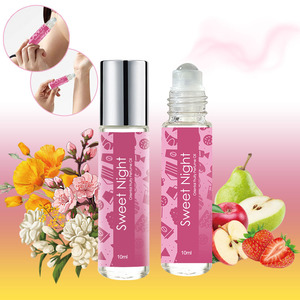 Logotipo personalizado Eau De Toilette <span class=keywords><strong>Perfume</strong></span> corporal Aceite esencial Roll-on Fresa Jazmín Dulce Floral Fruto Feromona Perfumes - Product Image 1