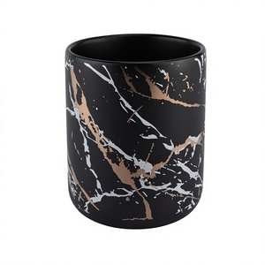 Jardinière de style américain moderne de luxe avec motif marbré, finition durable, décoration de plantes d'intérieur - Product Image 3