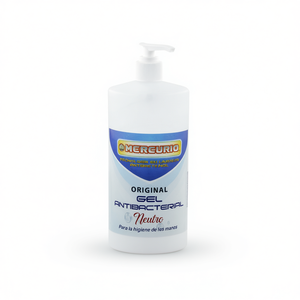 Mercurio Gel Antibatterico Neutro 1 Litro 70% Alcol per Igiene delle Mani - Product Image 3
