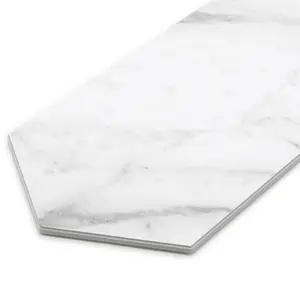 Sunwings Peel And Stick Picket Tile | Stock In US | White Carrara Backplash Tile For Kitchen Bathroom Accent Wall Decor Tile