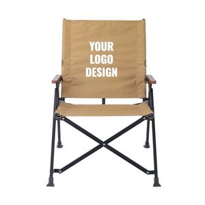 Custom Logo Portable Outdoor Folding Chair Lightweight Aluminum <b>Frame</b> Heavy Duty Fishing Picnic Beach Chair With Carry Bag - Product Image 4
