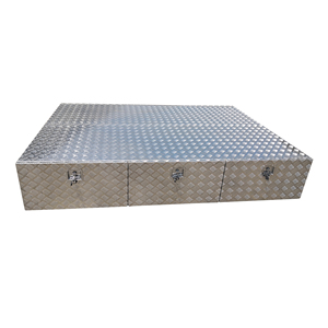 Dưới khay hộp công cụ trundle ngăn kéo UTE hộp lưu trữ Nhôm Xe tải giường ngăn kéo hộp công cụ OEM nặng nhôm phẳng tấm ngăn kéo - Product Image 5