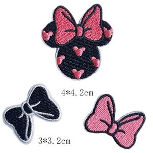 <b>Iron</b> on Embroidered Cute Mouse Ear Shape Rainbow Patches for Kid Clothes Bag Decoration - Product Image 3