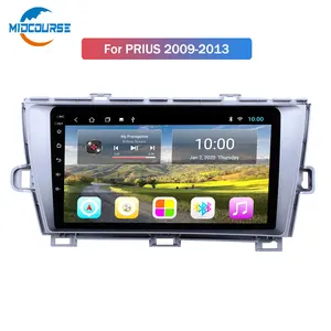 2G RAM Android 10 untuk Toyota Prius 2009 2010 2011 2012 2013 Multimedia Stereo Mobil DVD Player GPS Navigasi Radio (Ae2437ef)