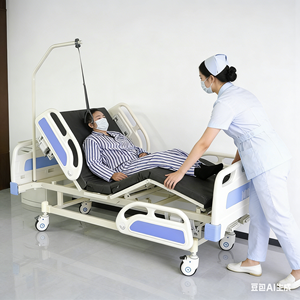 Lit d'hôpital <span class=keywords><strong>de</strong></span> haute qualité, lit <span class=keywords><strong>de</strong></span> <span class=keywords><strong>soins</strong></span> à domicile, équipement médical pour les personnes âgées, lit <span class=keywords><strong>de</strong></span> <span class=keywords><strong>soins</strong></span> infirmiers - Product Image 2