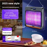 JZ 2025 ménage UV Anti-moustique lampe ABS matériel à semi-conducteurs attrape-mouches 395nm onde lumineuse parfum aromatique écologique