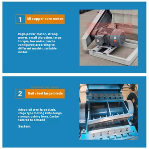 Vente flash : Broyeur automatique de plastique pour déchets de moulage par injection et matériaux usagés, garantie d'un an - Product Image 4