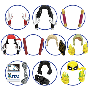 G0198 Daredevil Iron Fist Elektra Superhéroes Mini Figuras de Ladrillos de Construcción, Bloques de Construcción Educativos de Plástico, Juguete de Regalo - Product Image 1