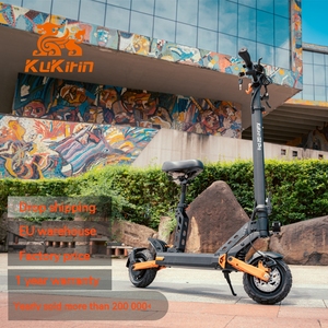 Scooter pliable Kugookirin Pro 600W 15Ah avec batterie au lithium, autonomie de 55 km, vitesse de 45 km/h, certifié CE - Product Image 1