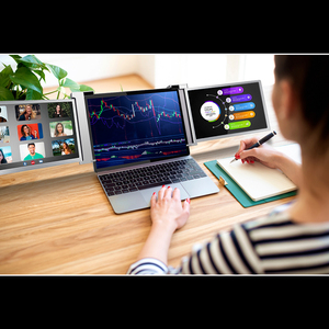 Nhà Máy Giá USB C 1080P IPS xách tay màn hình Slim Tri màn hình với HDR cho máy tính xách tay hỗ trợ ba màn hình hiển thị - Product Image 5