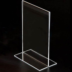 A4 A5 A6 Nhà Máy Cá Nhân Hoá Tam Giác T L Hình Rõ Ràng Chủ Sở Hữu Thẻ Thực Đơn Acrylic Đăng Chủ - Product Image 5