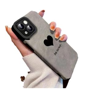 Coque de Téléphone Chic en Cuir Artificiel PU Noir Cœur pour <span class=keywords><strong>iPhone</strong></span> <span class=keywords><strong>11</strong></span> 12 13 14 15 16 17 Pro Max – Liquidation - Product Image 3