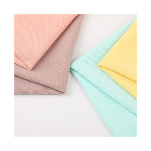 <span class=keywords><strong>Tissu</strong></span> en coton peigné 40s épais, maille côtelée 1x1 en pur coton, <span class=keywords><strong>tissu</strong></span> <span class=keywords><strong>brocart</strong></span> double face teint pour garçons et filles, idéal pour les sous-vêtements. - Product Image 4