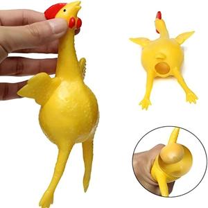 Jouet à presser en forme de poulet amusant JITENG, jouet extensible pour les farces et le soulagement du stress - Product Image 4