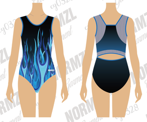 Combinaison de danse rythmique imprimée brillante, tenue de danse de gymnastique pour fille, design personnalisé, vêtements de danse d'entraînement, <span class=keywords><strong>justaucorps</strong></span> de compétition de gymnastique - Product Image 5