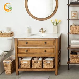 Custom Shape Water Hyacinth Caddy Handcrafted Utensil Organizer Multifunctional for Kitchen <b>Cheap</b> Price - Product Image 4