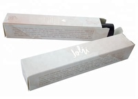 Boîte de papier brillant à lèvres et rouge à lèvres imprimé personnalisé en or rose gaufré et laminé mat pour cosmétiques pour emballage de crème pour les yeux