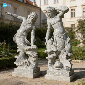 Escultura Griega Tallada a Mano Personalizada, Gran Decoración de Jardín para Exteriores, Estatua de Hombre Desnudo en Mármol para la Venta - Product Image 6