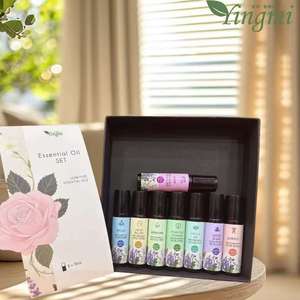 Atacado 10ml Lavanda Esse Ntial Óleos Roll-on Garrafa Doce Odor para Cabeça Alívio do Sono e Dores de Cabeça - Product Image 6