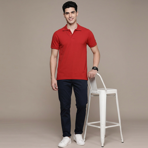 Camiseta Polo Unisex 100% Algodón, Lisa, Manga Corta, al por Mayor, Directo de Fábrica, Fabricante OEM - Product Image 3
