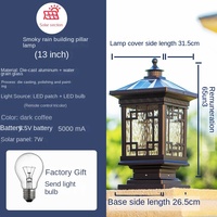 Lampes à pilier LED modernes minimalistes, étanches IP65, en aluminium moulé sous pression, pour jardin et aménagement paysager, utilisation extérieure, avec garantie de 5 ans