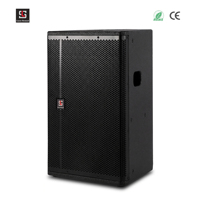 Moniteurs audio-vidéo professionnels 15 pouces pleine gamme CE Concert 8 Ohms CE ROHS LF 15' / HF 3' Son Lase 900W