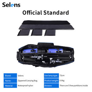 Selens-Trípode de cámara con cremallera acolchada, 72cm, 30 pulgadas, soporte de luz, accesorios de fotografía, almacenamiento, bolsa de transporte - Product Image 6