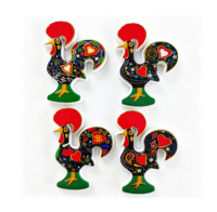 Aimant de réfrigérateur en résine Barcelos Rooster, art populaire portugais, souvenir touristique, cadeau