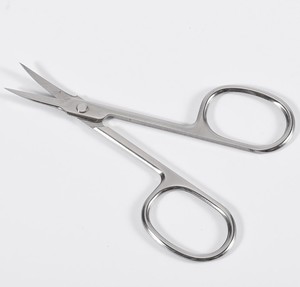 Ciseaux à cuticules professionnels en acier inoxydable, coupe-ongles, éliminateur de peaux mortes, lame courbée, outil de manucure pour usage en salon - Product Image 5