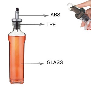 de 250ml tarro de aceite y vinagre de no-goteo pico con cubierta <span class=keywords><strong>a</strong></span> prueba de polvo para la cocina de botella de aceite de oliva - Product Image 3