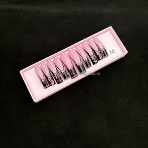 Elegante curva formas <span class=keywords><strong>uñas</strong></span> artificiales Nail Art Salon calidad mejor estilo <span class=keywords><strong>de</strong></span> moda Ersa 3D Gel flor hecho a mano prensa en las <span class=keywords><strong>uñas</strong></span> - Product Image 1