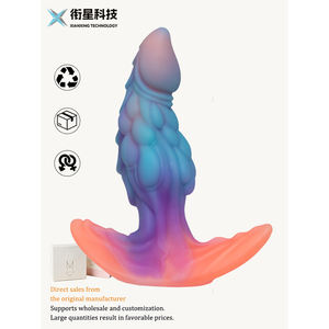 Dildo de Silicona Transparente con Simulación Realista para la Masturbación Femenina, Juguete Sexual para Adultos - Product Image 1